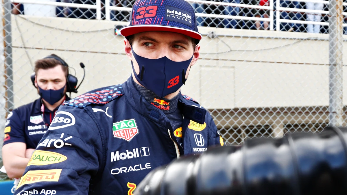 Max Verstappen, en el paddock