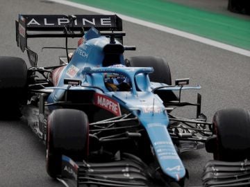 Fernando Alonso, en el Alpine