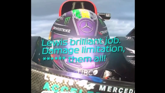 El mensaje de Toto Wolff a Hamilton por radio El mensaje de Toto Wolff a Hamilton por radio