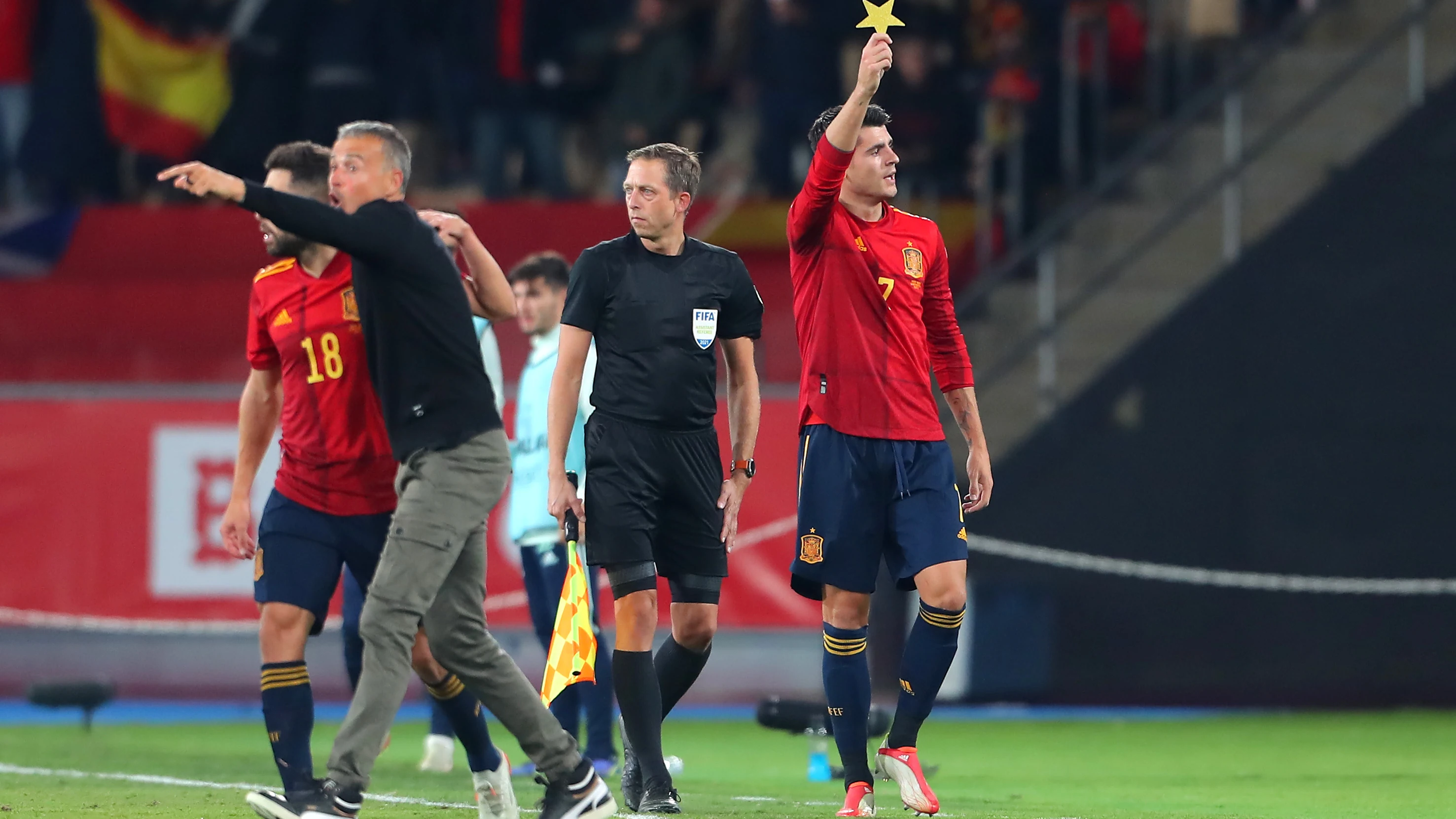 Morata dedicó su gol ante Suecia a un niño enfermo