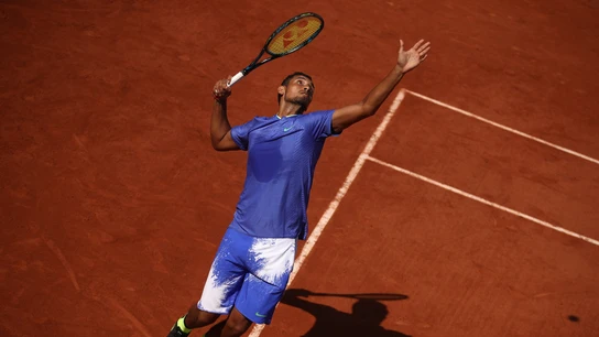 Nick Kyrgios en Roland Garros Nick Kyrgios en Roland Garros