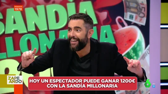 Histórico momento en Zapeando: un marido se cuela en la llamada de una espectadora para sorprender a Dani Mateo Histórico momento en Zapeando: un marido se cuela en la llamada de una espectadora para sorprender a Dani Mateo