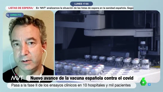 La esperanza de Carballo en la vacuna española: "Sería la clave para acabar con la pandemia" La esperanza de Carballo en la vacuna española: "Sería la clave para acabar con la pandemia"