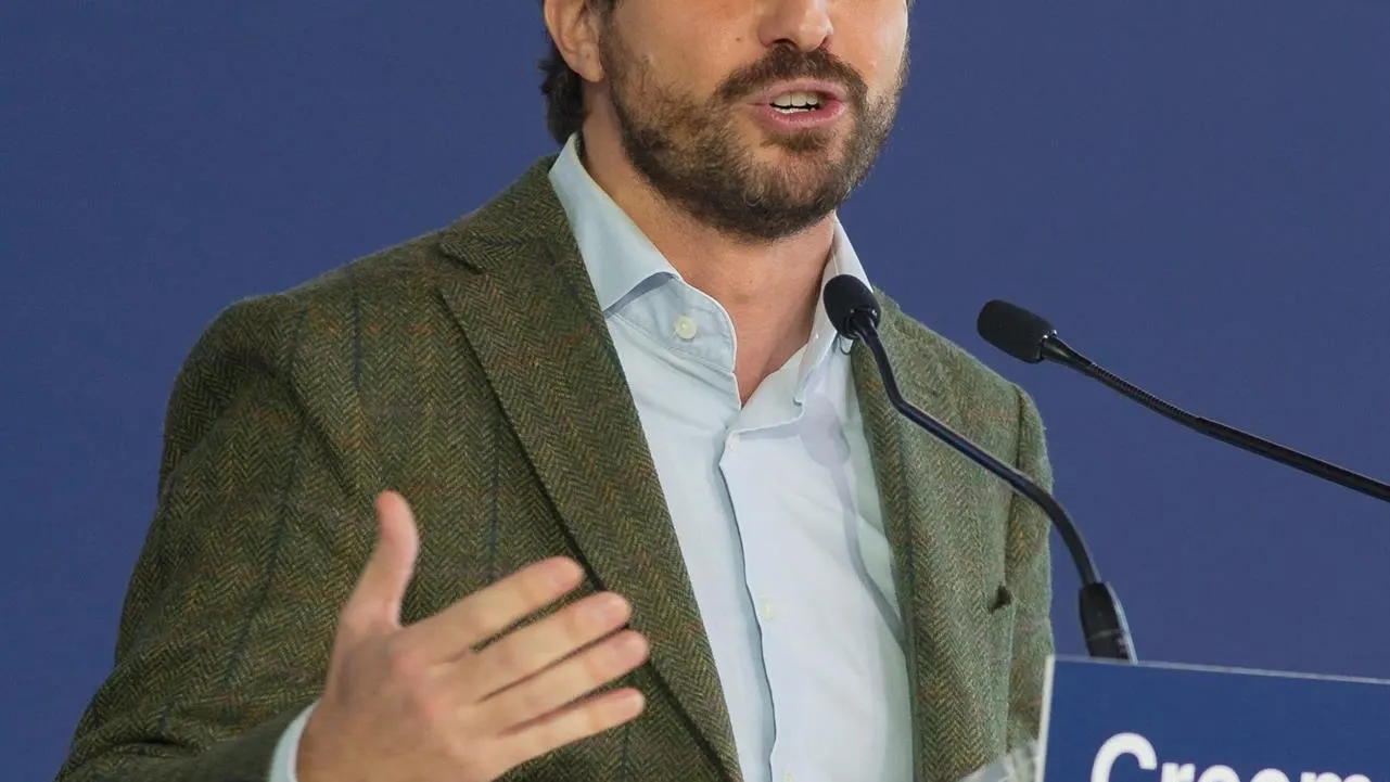 El líder del Partido Popular, Pablo Casado, en la segunda jornada del Congreso regional del Partido Popular celebrado en Puertollano