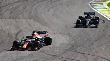Max Verstapppen y Lewis Hamilton