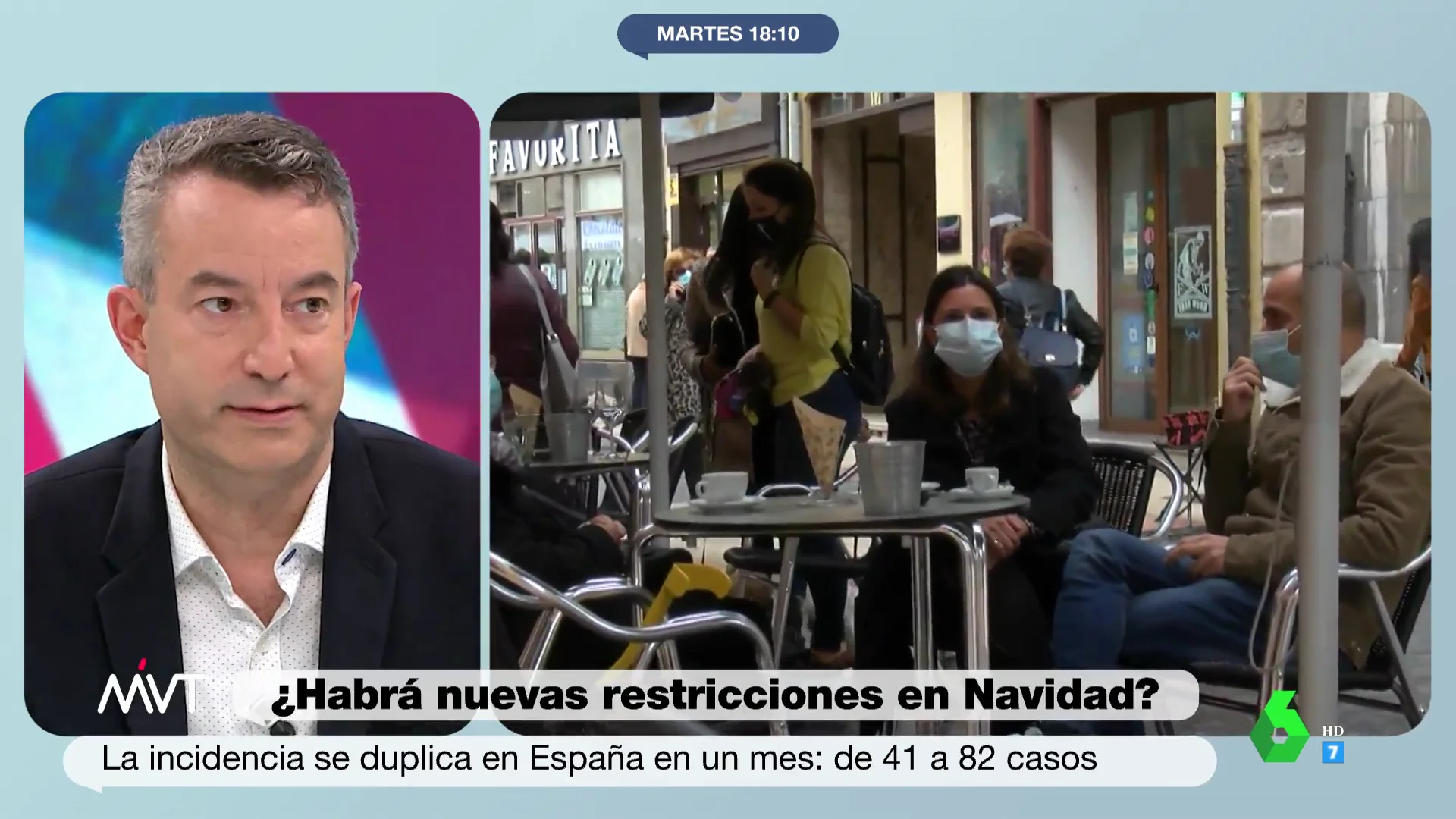 La alternativa del doctor Carballo a las restricciones para frenar la subida de casos de COVID