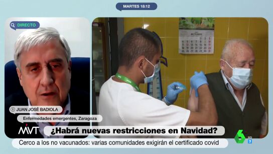 El doctor Badiola advierte sobre el aumento de casos: "Se ha tenido una percepci&oacute;n de que la vacunaci&oacute;n significaba el fin de la pandemia"