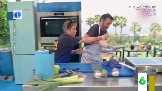 Así fue la desesperación de Juanma Castaño, Miki Nadal y Belén López con Verónica Forqué en Masterchef Así fue la desesperación de Juanma Castaño, Miki Nadal y Belén López con Verónica Forqué en Masterchef