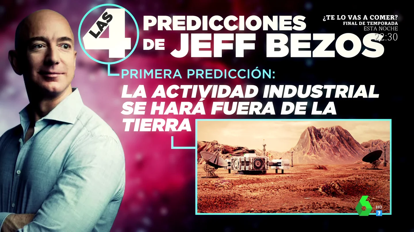 Estas son las cuatros sorprendentes predicciones de Jeff Bezos sobre cómo viviremos en el futuro Estas son las cuatros sorprendentes predicciones de Jeff Bezos sobre cómo viviremos en el futuro