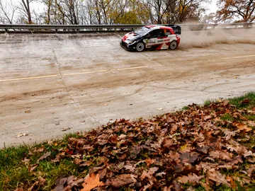 Elfyn Evans lidera en Monza Elfyn Evans lidera en Monza