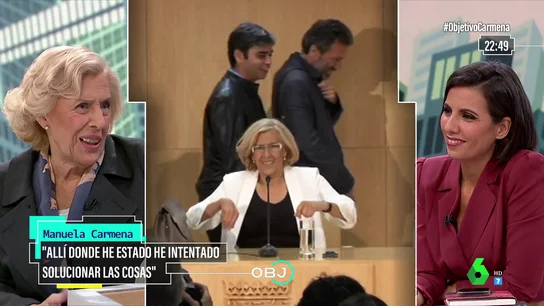La reivindicación de Manuela Carmena sobre una nueva forma de hacer política: "El sistema actual no es eficaz" La reivindicación de Manuela Carmena sobre una nueva forma de hacer política: "El sistema actual no es eficaz"