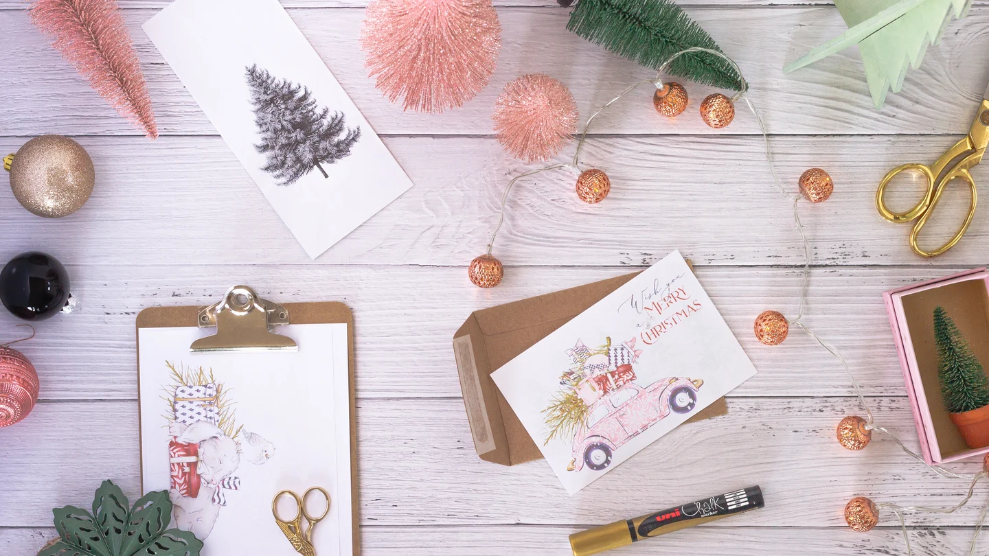 5 postales de Navidad originales para hacer en casa 5 postales de Navidad originales para hacer en casa