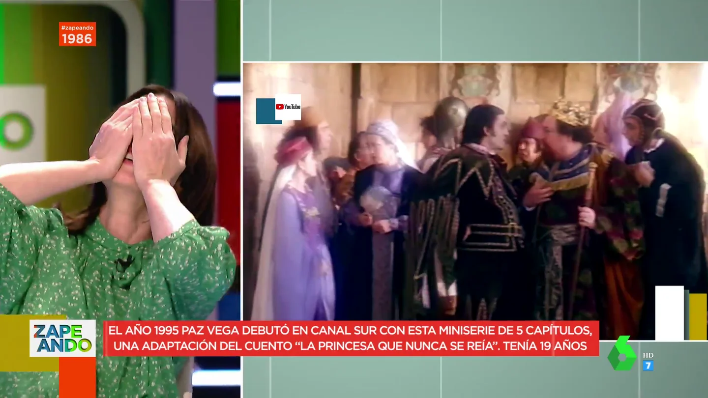 La reacción de Paz Vega con su primera escena en televisión: "¿De dónde habéis sacado eso, por dios?" La reacción de Paz Vega con su primera escena en televisión: "¿De dónde habéis sacado eso, por dios?"