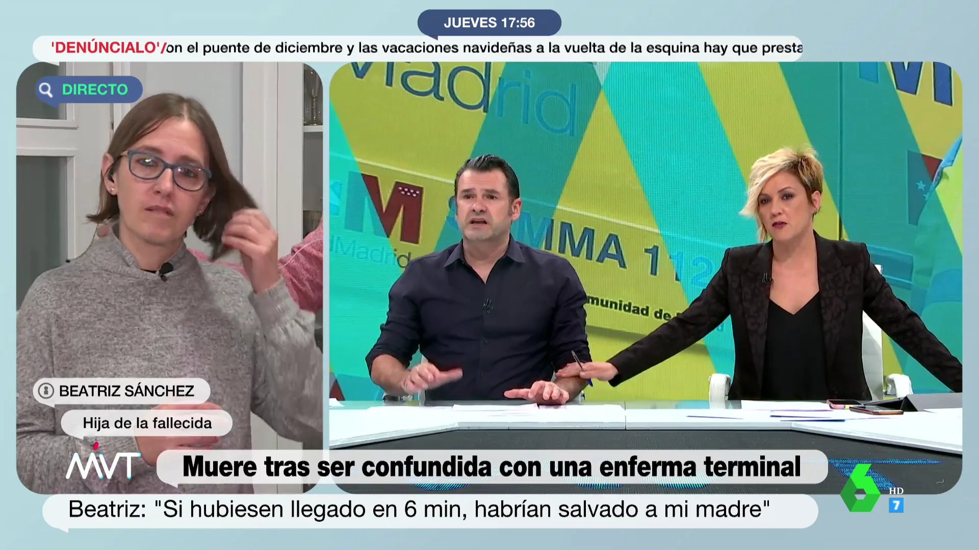El tenso momento en MVT.