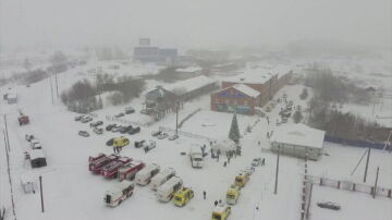 Tragedia en Rusia: 52 muertos y medio centenar de heridos en un incendio en una mina de carbón en Siberia