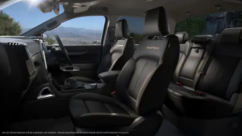 Ford Ranger Raptor asientos 
