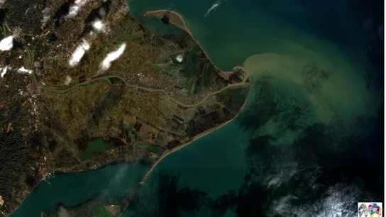 Imagen aérea del Delta del Ebro Imagen aérea del Delta del Ebro