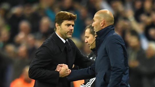 Mauricio Pochettino y Zinedine Zidane Mauricio Pochettino y Zinedine Zidane
