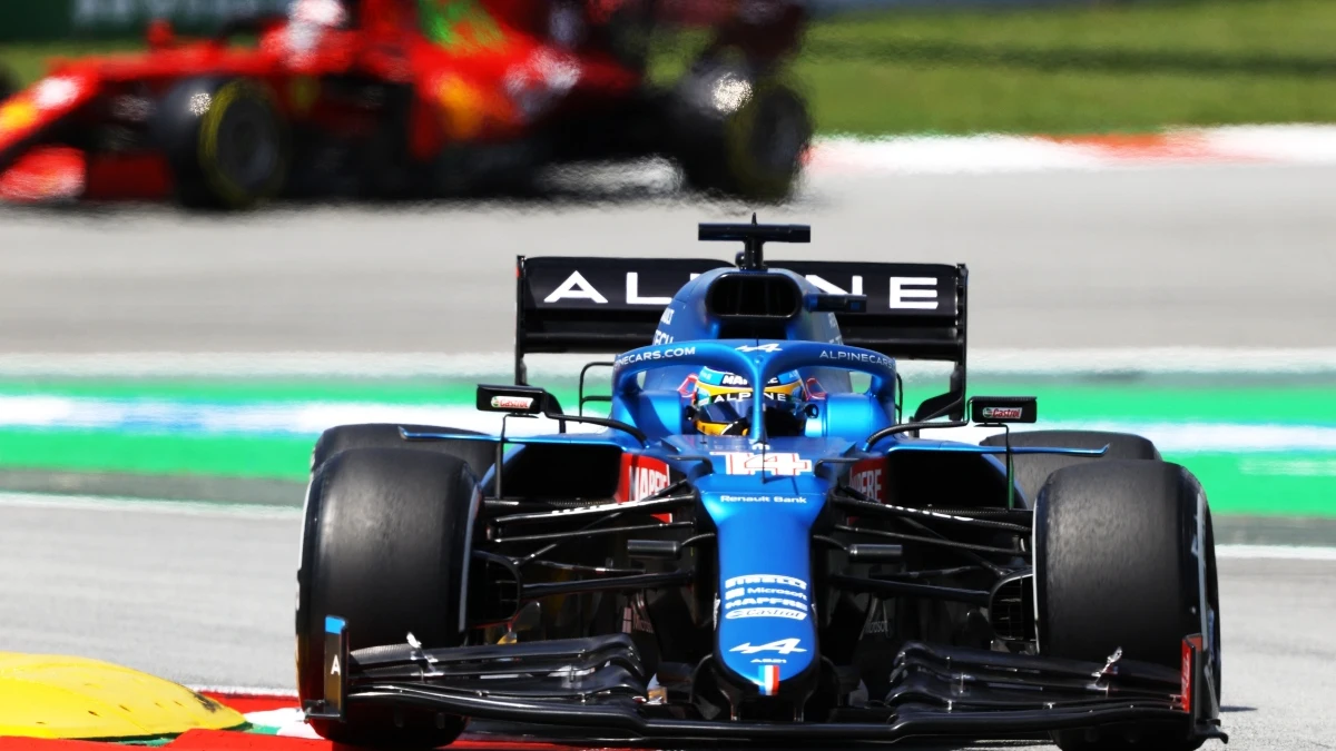 Fernando Alonso, en Montmeló