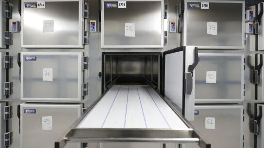 Imagen de archivo de una morgue