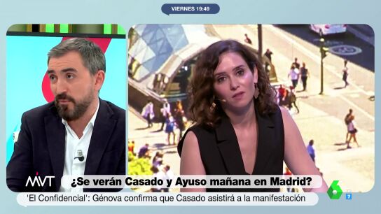 El pron&oacute;stico de Ignacio Escolar sobre la relaci&oacute;n de Ayuso y Casado: "Uno de los dos saldr&aacute; por la ventana de G&eacute;nova"