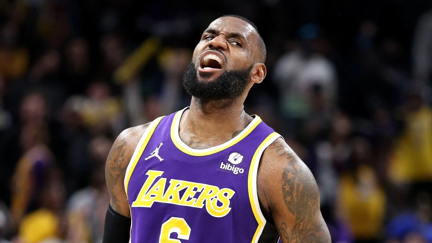 LeBron James, con los Lakers LeBron James, con los Lakers