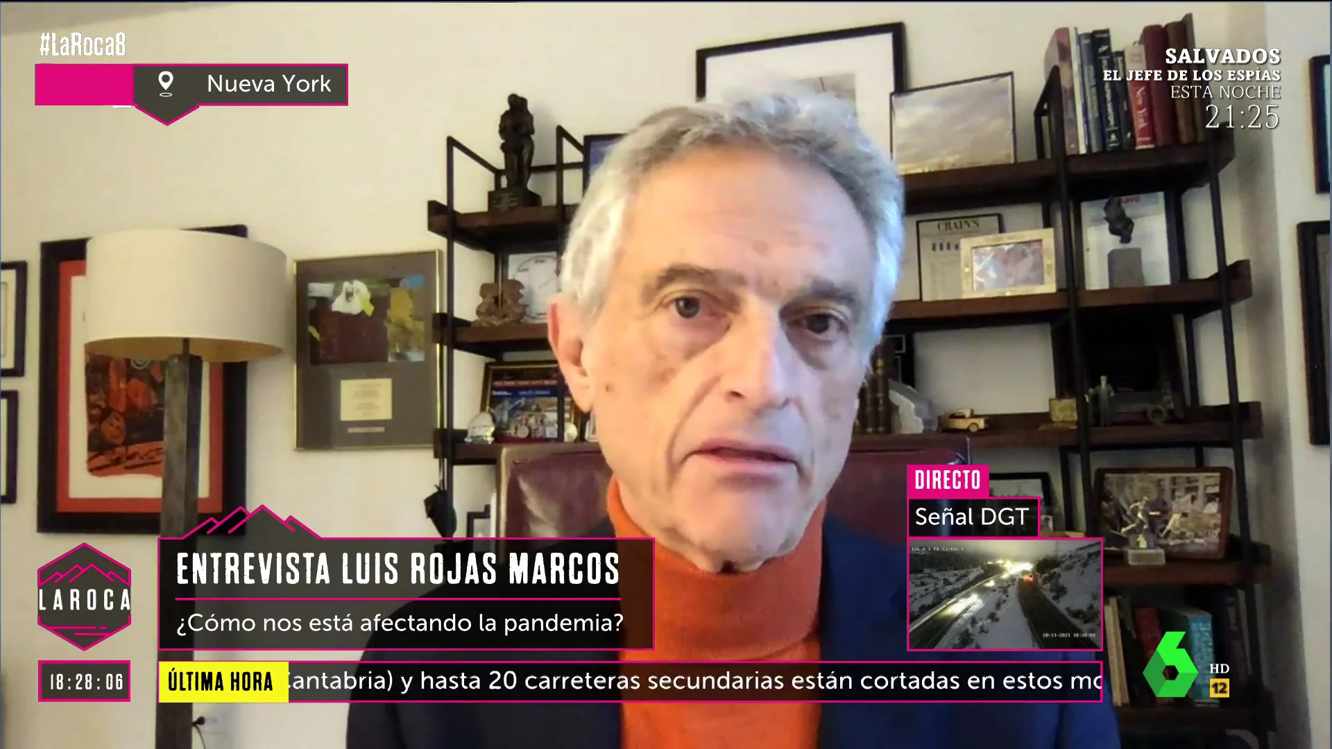 Luis Rojas Marcos en La Roca