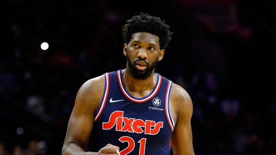 Joel Embiid, con los Sixers Joel Embiid, con los Sixers