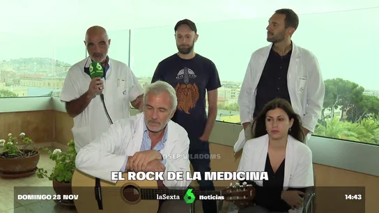 El rock de la medicina, o cómo el agotamiento de varios sanitarios frente al coronavirus acabó en grupo musical El rock de la medicina, o cómo el agotamiento de varios sanitarios frente al coronavirus acabó en grupo musical