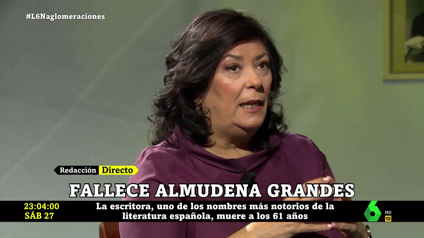 Almudena Grandes en laSexta Noche Almudena Grandes en laSexta Noche