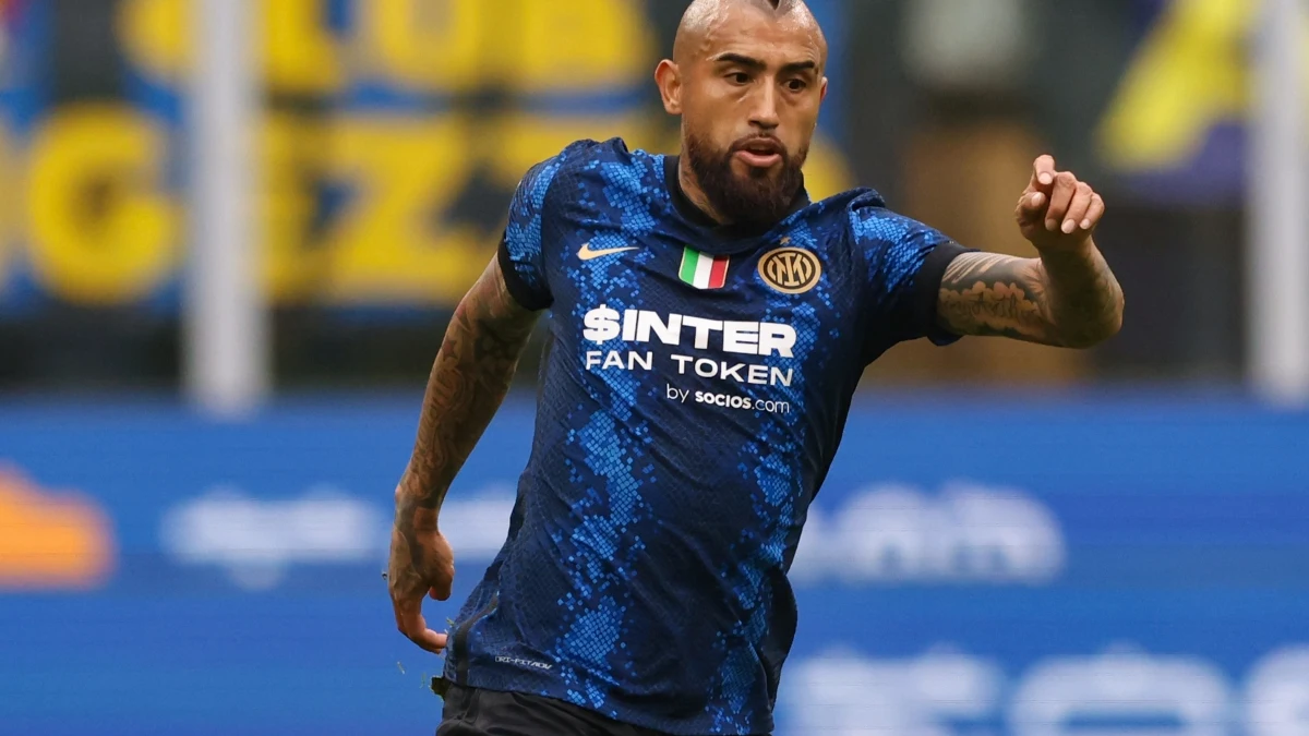 Arturo Vidal, con el Inter