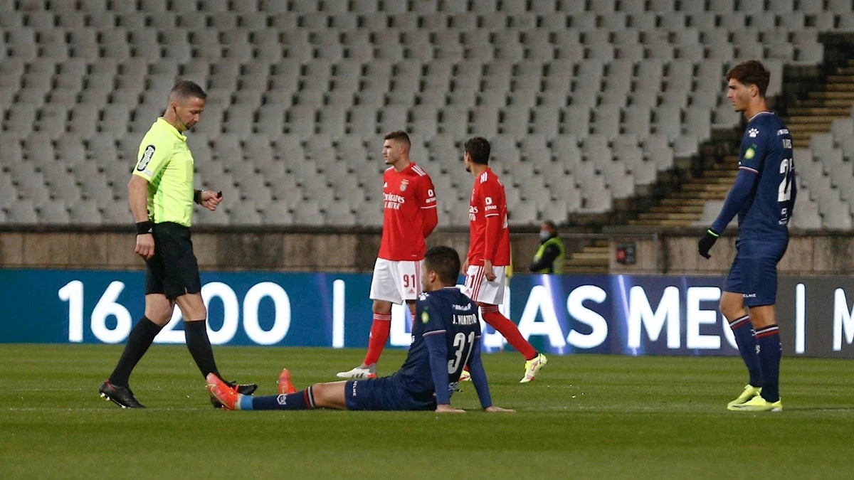 Partido entre el Belenenses y el Benfica