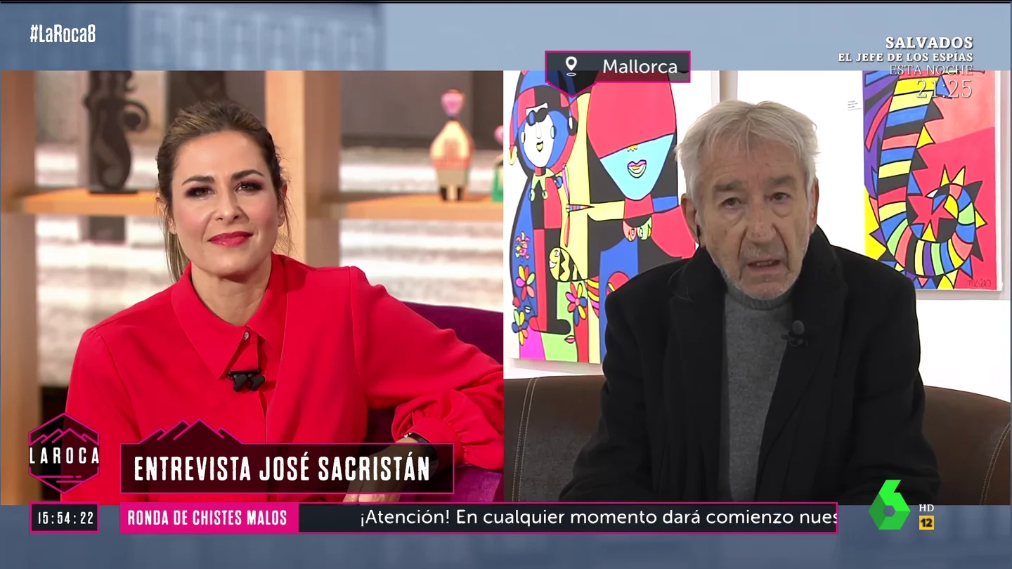 José Sacristán en La Roca José Sacristán en La Roca