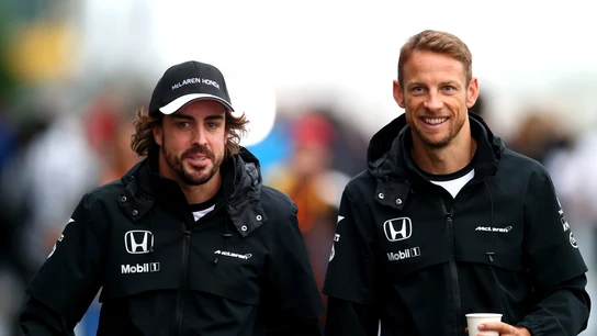 Fernando Alonso y Jenson Button Fernando Alonso y Jenson Button