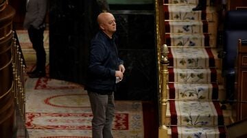 El diputado del PSOE Odón Elorza, en un pleno celebrado el Congreso.