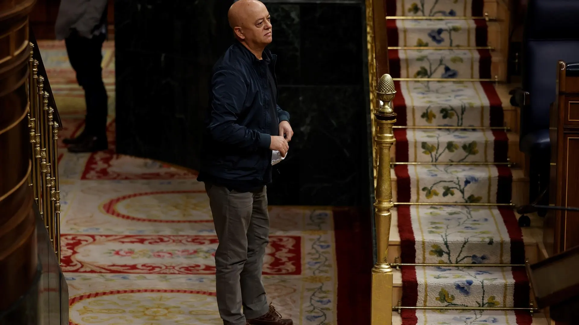 El diputado del PSOE Odón Elorza, en un pleno celebrado el Congreso.