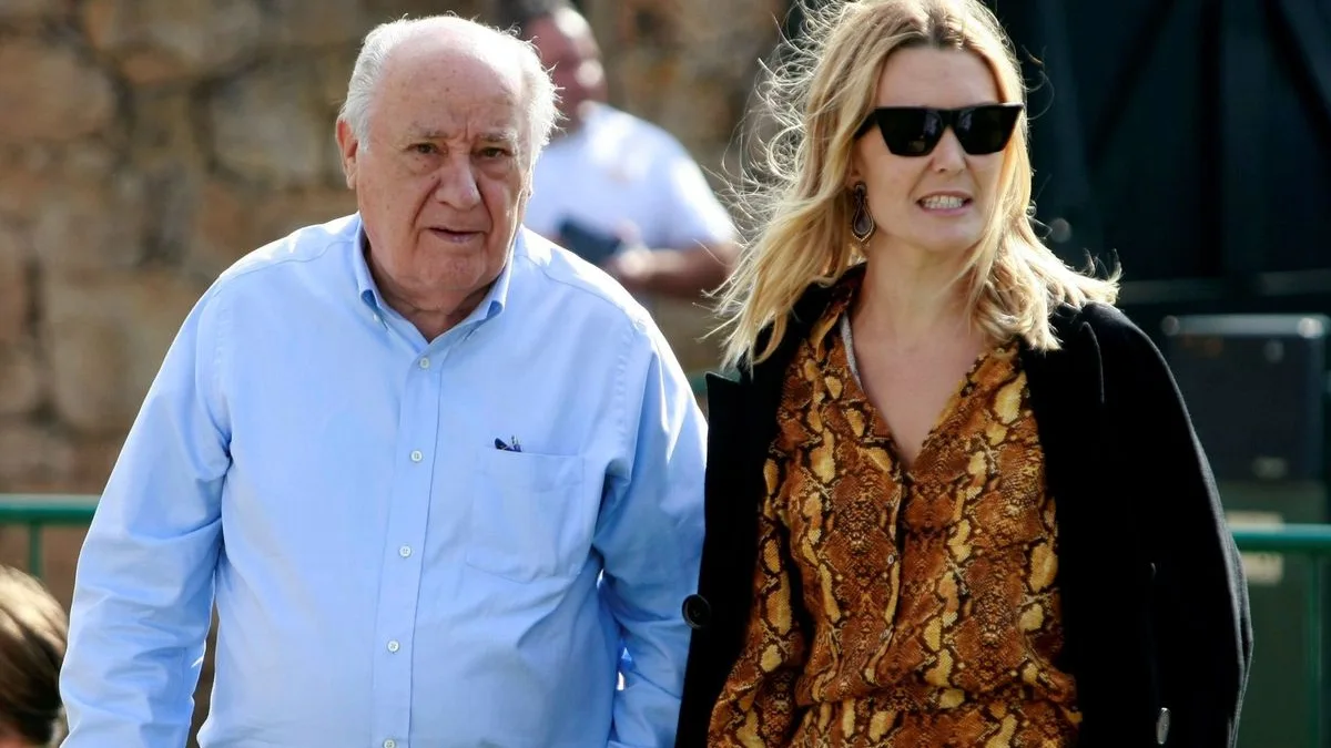 Marta Ortega junto a su padre y fundador de Inditex, Amancio Ortega