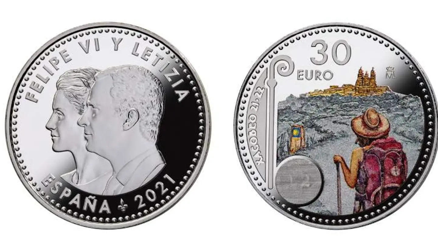 Moneda conmemorativa del Año Xacobeo 21-22 Moneda conmemorativa del Año Xacobeo 21-22