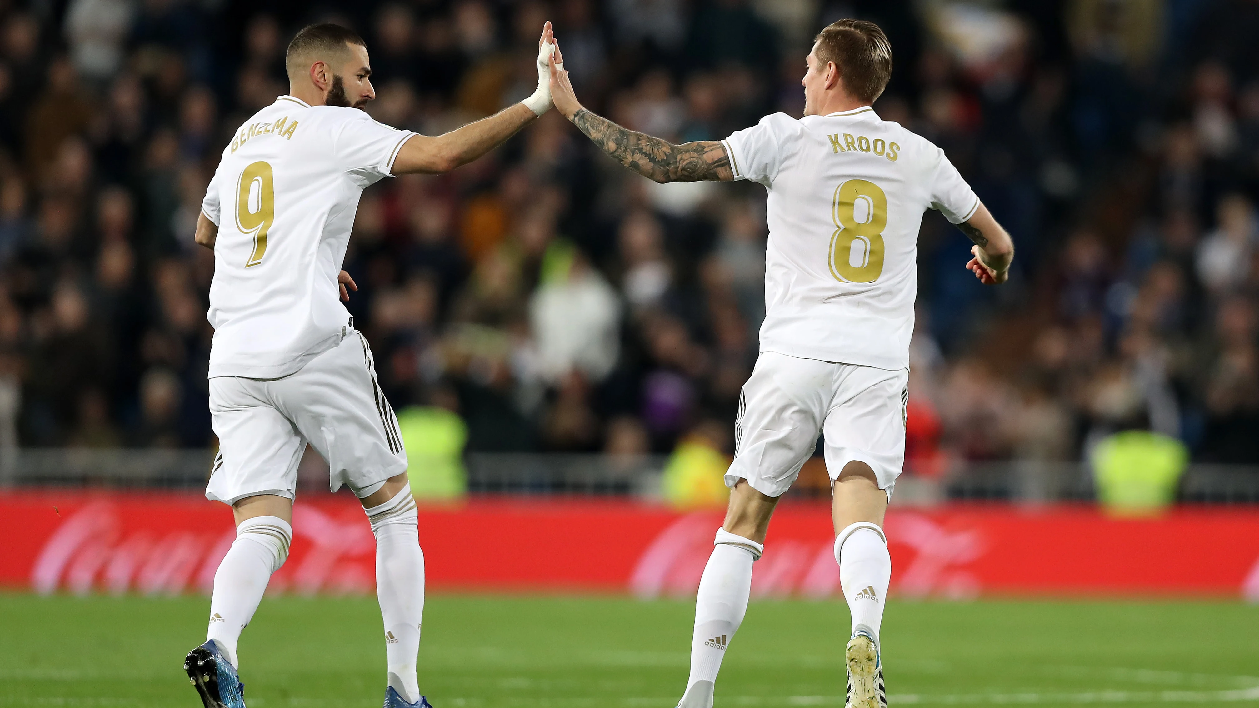 Karim Benzema y Toni Kroos