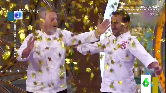 Esta fue la cómica reacción de Miki Nadal al pensar que había perdido Masterchef Celebrity ante Juanma Castaño Esta fue la cómica reacción de Miki Nadal al pensar que había perdido Masterchef Celebrity ante Juanma Castaño