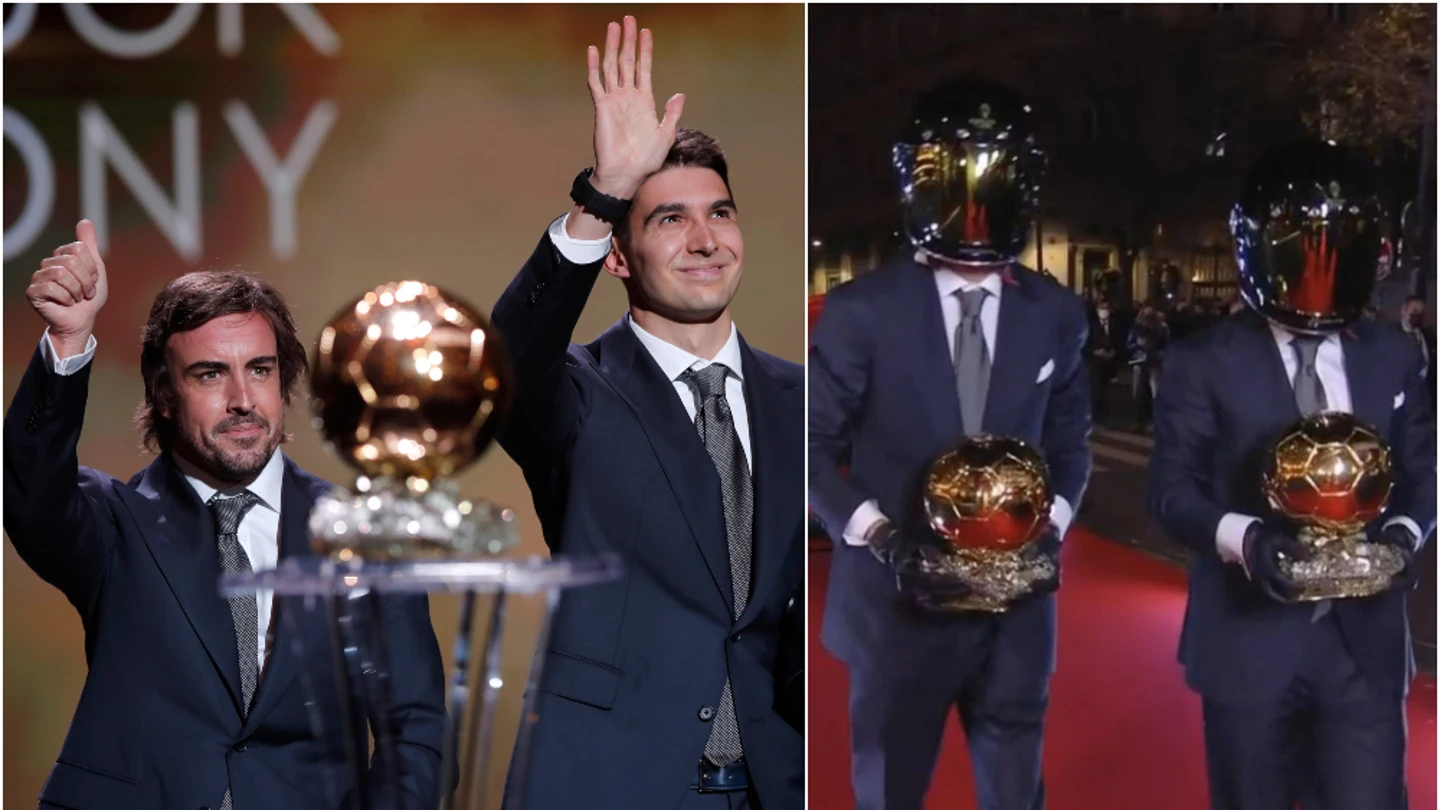 Así se gestó el 'show' de Fernando Alonso y Ocon en el Balón de Oro Así se gestó el 'show' de Fernando Alonso y Ocon en el Balón de Oro