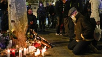 Concentración por la familia okupa fallecida en Barcelona