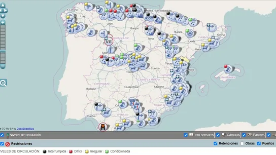 Estado de las carreteras durante el puente de diciembre 8 millones de desplazamientos