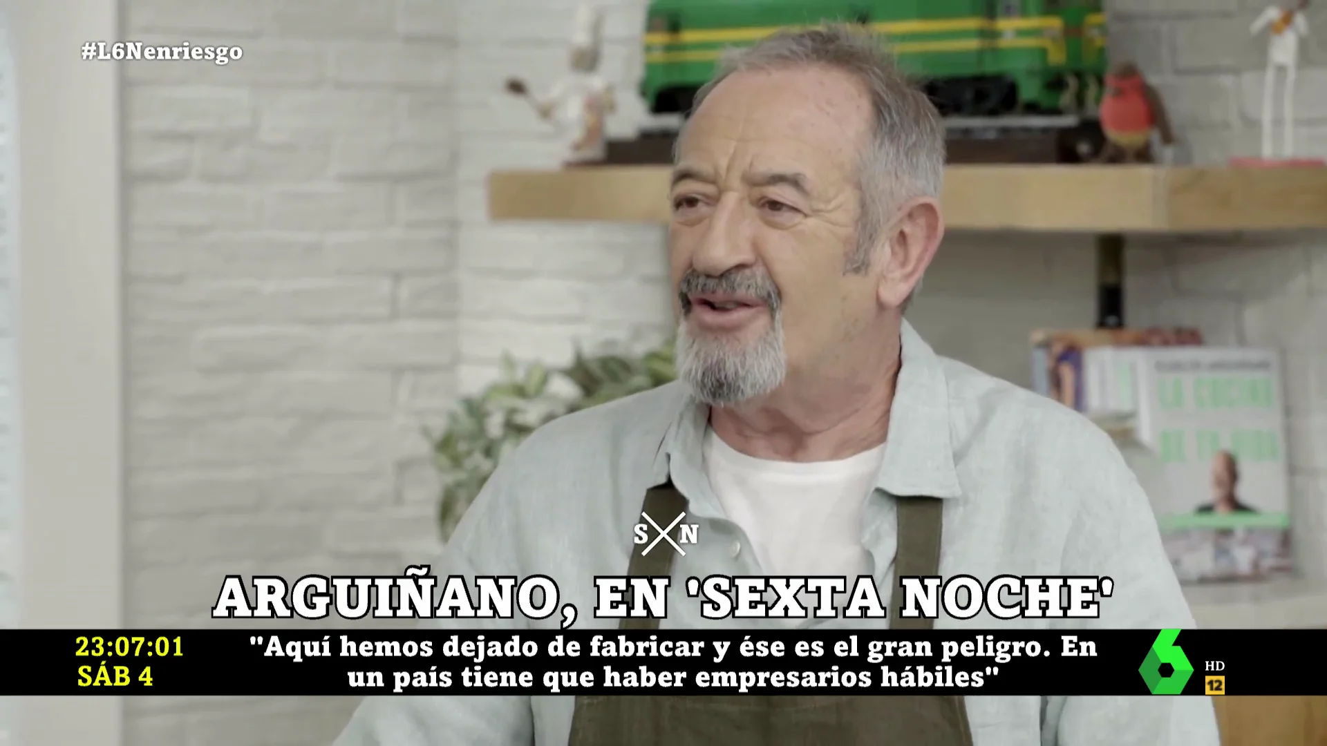 ¿Ha recibido Karlos Arguiñano ofertas para entrar en un partido político? El cocinero responde en laSexta Noche