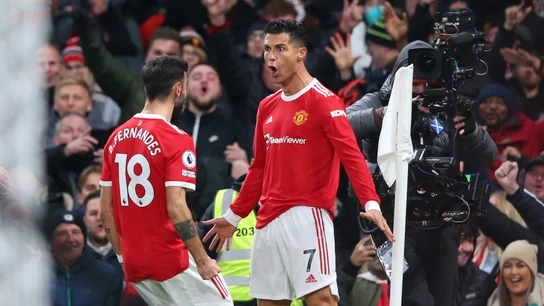 Cristiano Ronaldo y Bruno Fernandes Cristiano Ronaldo y Bruno Fernandes