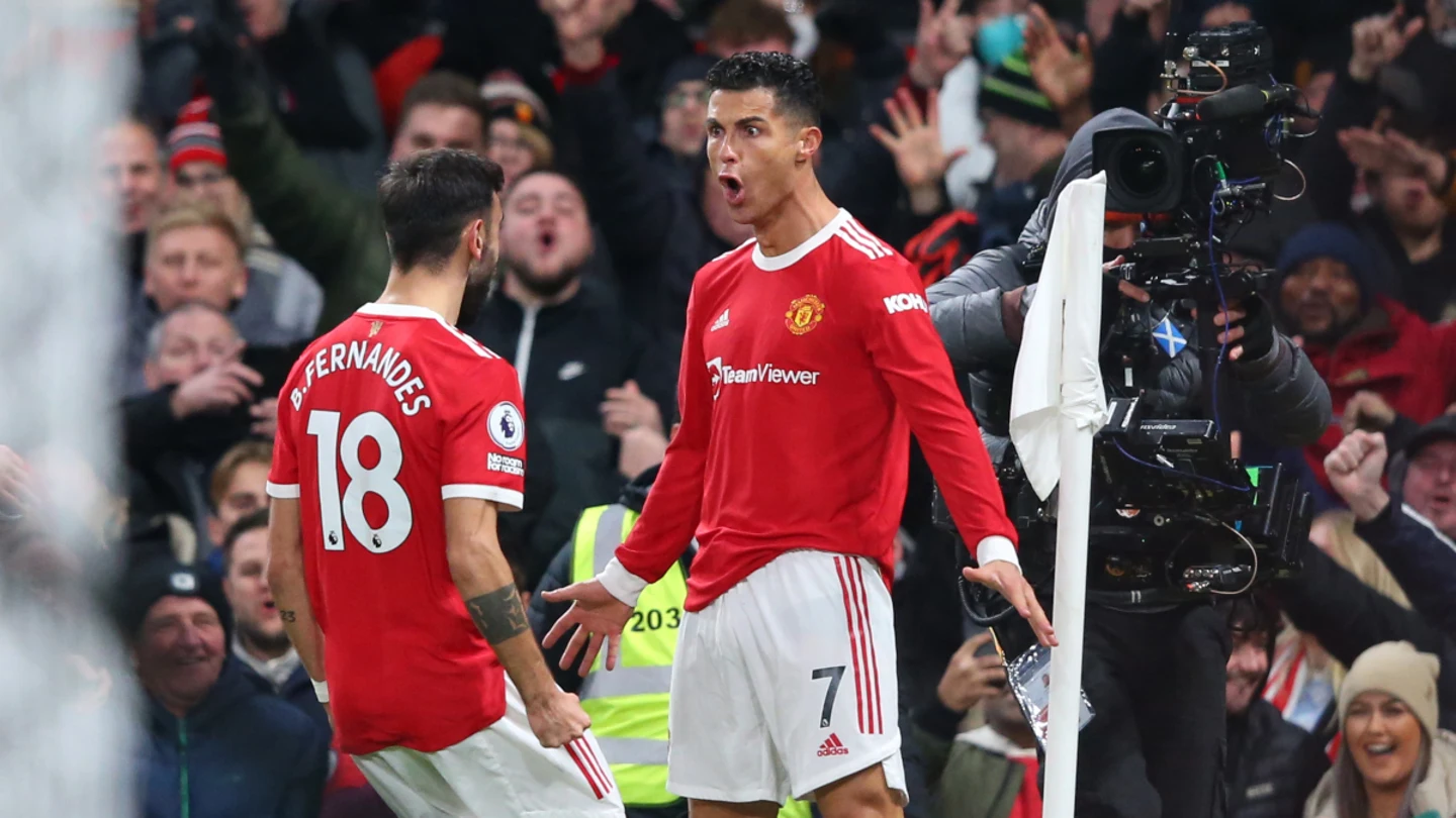 Cristiano Ronaldo y Bruno Fernandes Cristiano Ronaldo y Bruno Fernandes