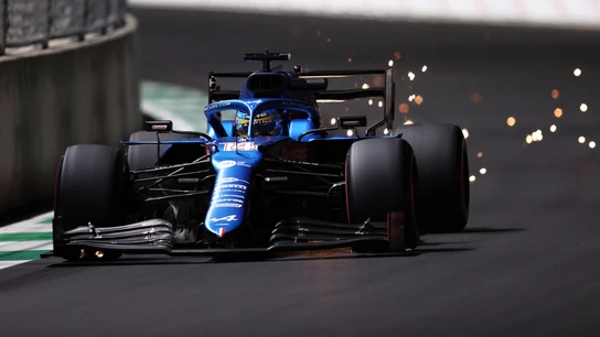 Fernando Alonso, en Yeda Fernando Alonso, en Yeda