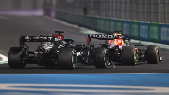 Lewis Hamilton y Max Verstappen Lewis Hamilton y Max Verstappen