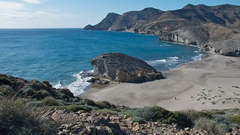 Playa de Mónsul en Cabo de Gata-Nijar