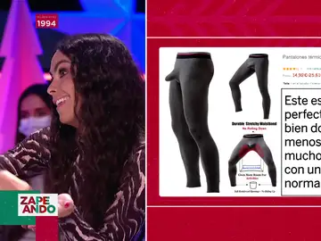 Valeria Ros presenta el pantalón para hombres donde el &quot;tamaño importa&quot; que impacta a Pedroche: &quot;¿Perdona?&quot;